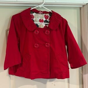 Dolled Up by Fang Juniors Red Crop Jacket